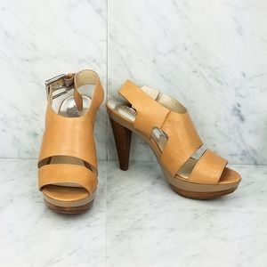 Michael Kors 'Carla' Leather Sandal